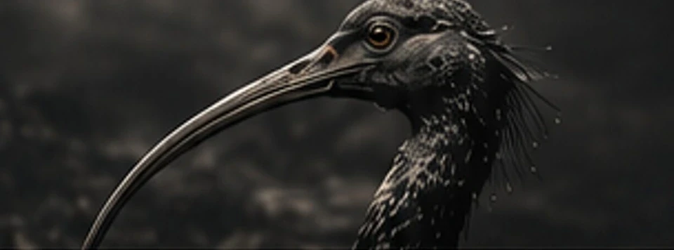 Ibis portrait
